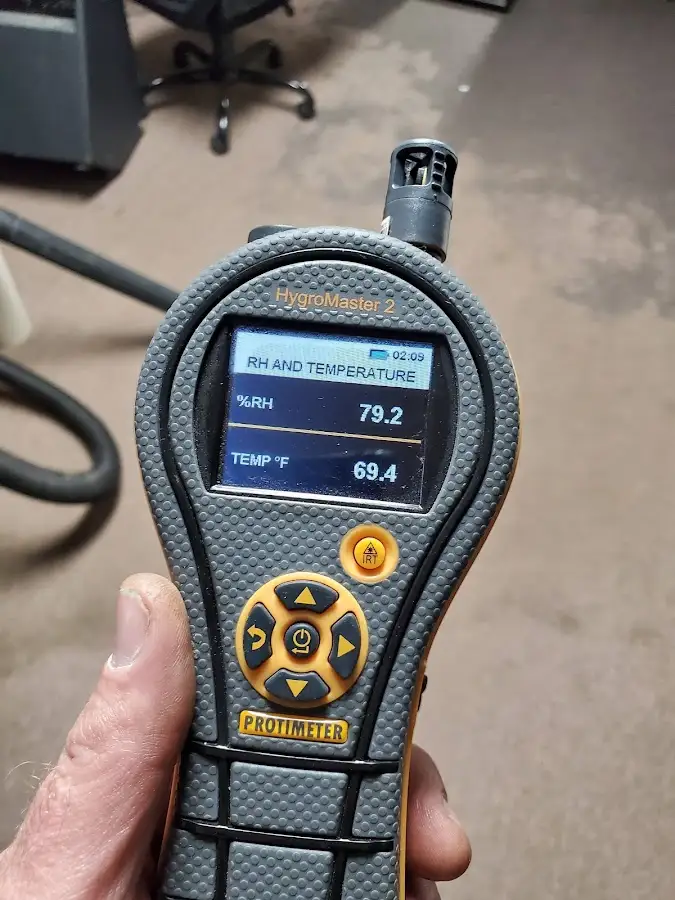 Moisture meter humidity assessment for Mold Remediation & Removal in North Branford